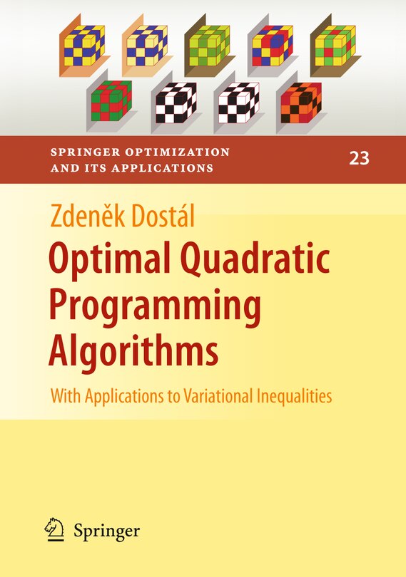 Front cover_Optimal Quadratic Programming Algorithms