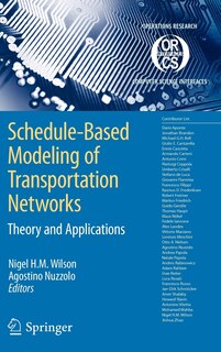 Front cover_Schedule-Based Modeling of Transportation Networks