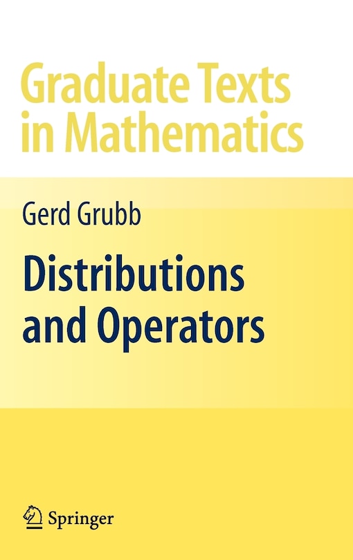 Front cover_Distributions and Operators