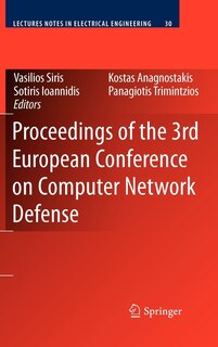 Couverture_Proceedings of the 3rd European Conference on Computer Network Defense