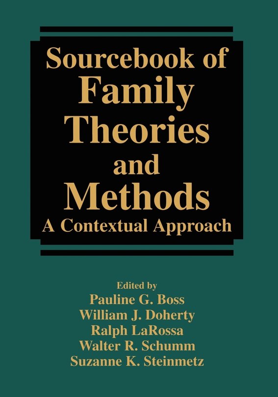 Front cover_Sourcebook of Family Theories and Methods