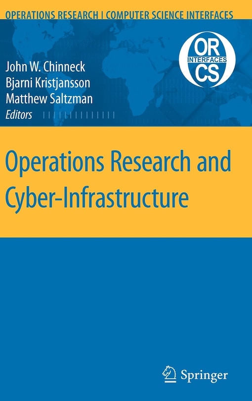 Couverture_Operations Research and Cyber-Infrastructure