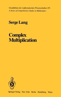 Front cover_Complex Multiplication