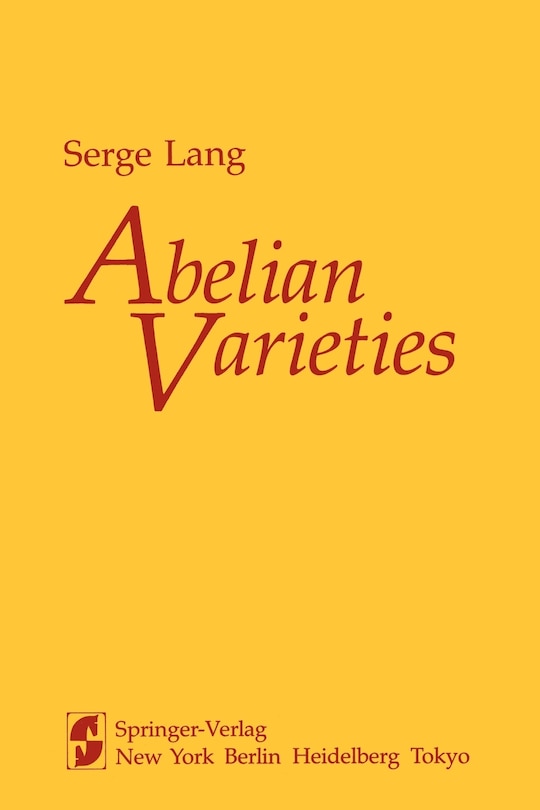 Couverture_Abelian Varieties