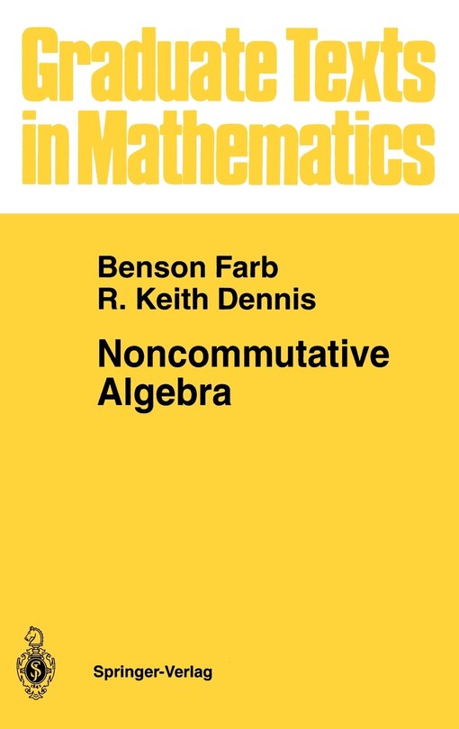 Front cover_Noncommutative Algebra