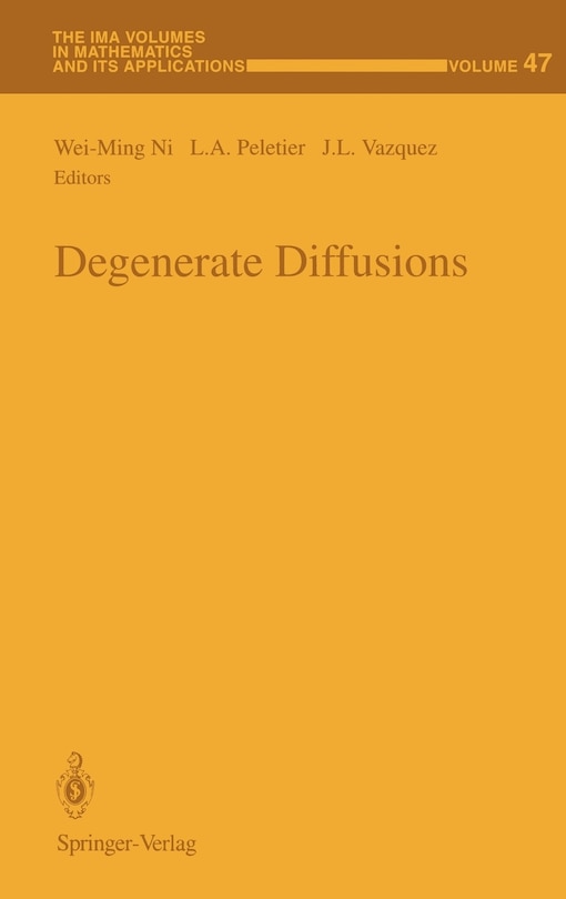 Front cover_Degenerate Diffusions