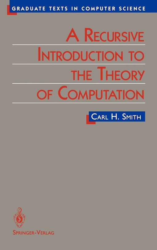 Front cover_A Recursive Introduction to the Theory of Computation