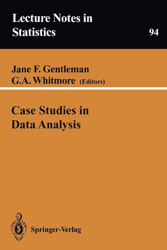 Front cover_Case Studies in Data Analysis