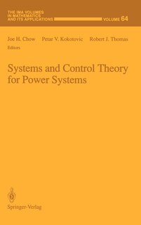 Front cover_Systems and Control Theory for Power Systems