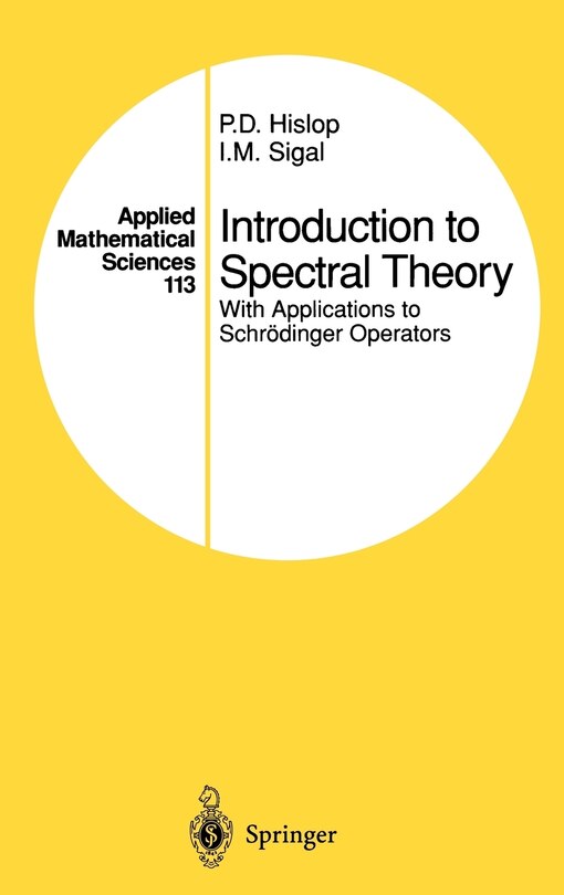 Couverture_Introduction to Spectral Theory