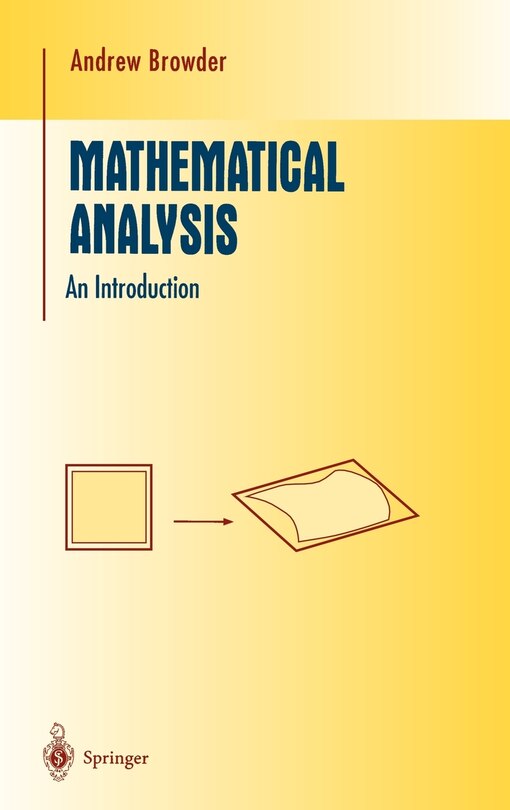 Front cover_Mathematical Analysis