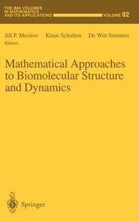 Couverture_Mathematical Approaches To Biomolecular Structure And Dynamics