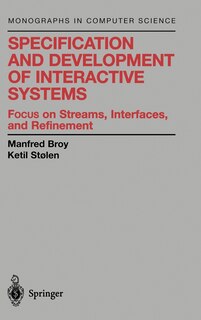 Front cover_Specification and Development of Interactive Systems