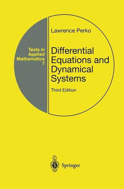Front cover_Differential Equations and Dynamical Systems