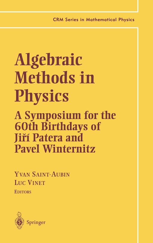 Couverture_Algebraic Methods in Physics