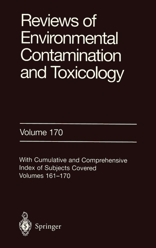 Front cover_Reviews of Environmental Contamination and Toxicology 170