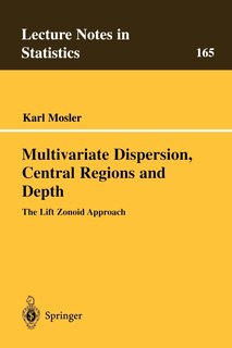 Couverture_Multivariate Dispersion, Central Regions, And Depth