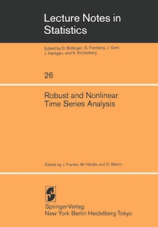 Front cover_Robust and Nonlinear Time Series Analysis
