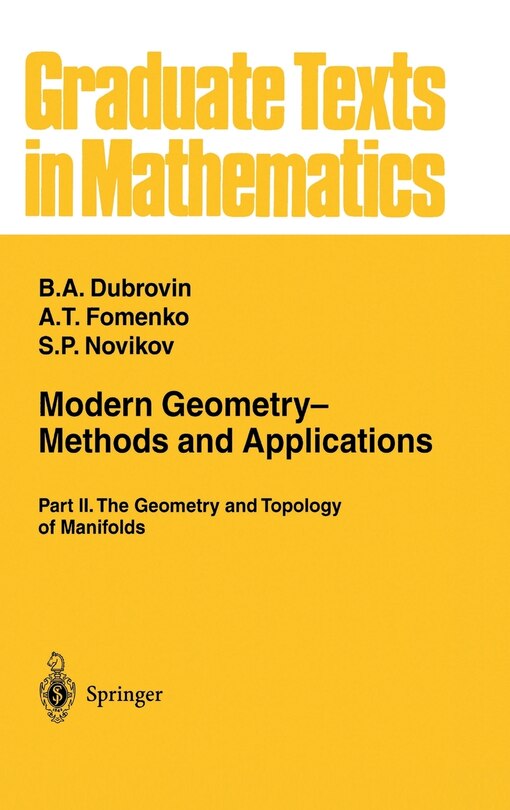 Front cover_Modern Geometry-- Methods and Applications