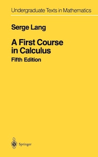 Couverture_A First Course in Calculus