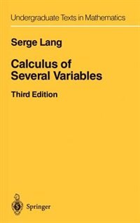 Front cover_Calculus of Several Variables