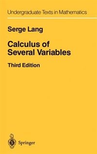 Front cover_Calculus of Several Variables