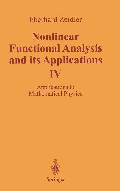 Couverture_Nonlinear Functional Analysis and Its Applications