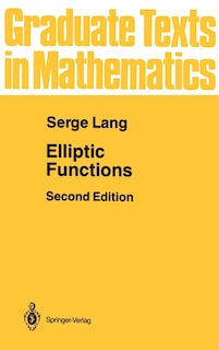 Front cover_Elliptic Functions