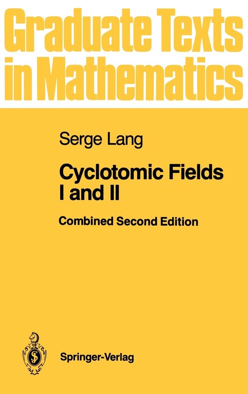 Front cover_Cyclotomic Fields I-II