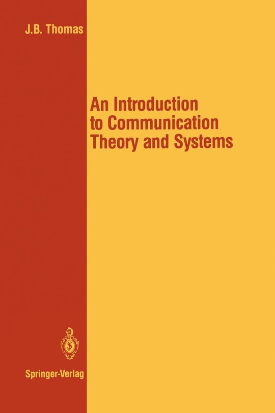 An Introduction to Communication Theory and Systems