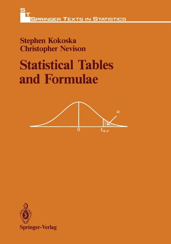 Couverture_Statistical Tables and Formulae