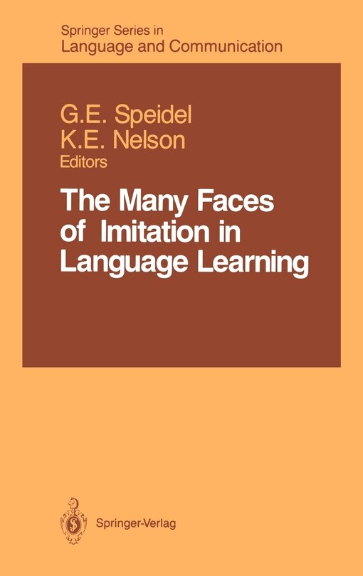 Front cover_The Many Faces of Imitation in Language Learning