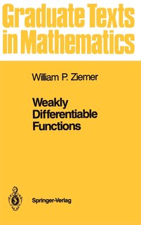 Couverture_Weakly Differentiable Functions