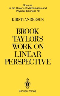Front cover_Brook Taylor's Work on Linear Perspective