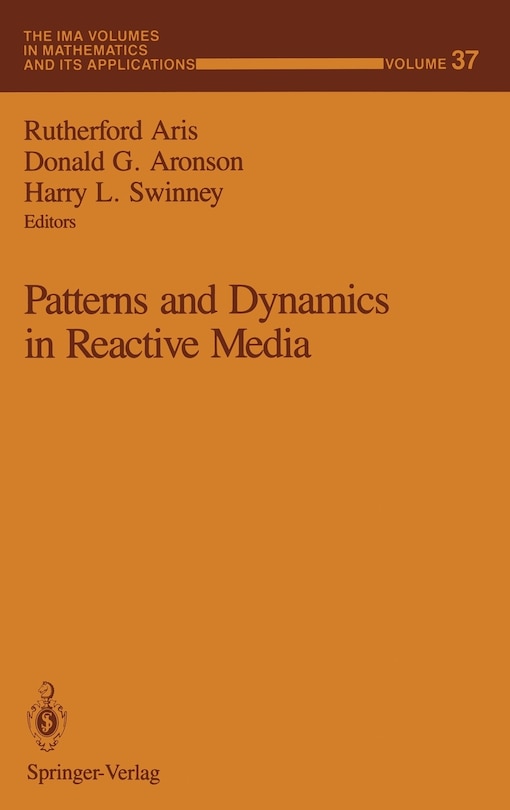 Couverture_Patterns and Dynamics in Reactive Media