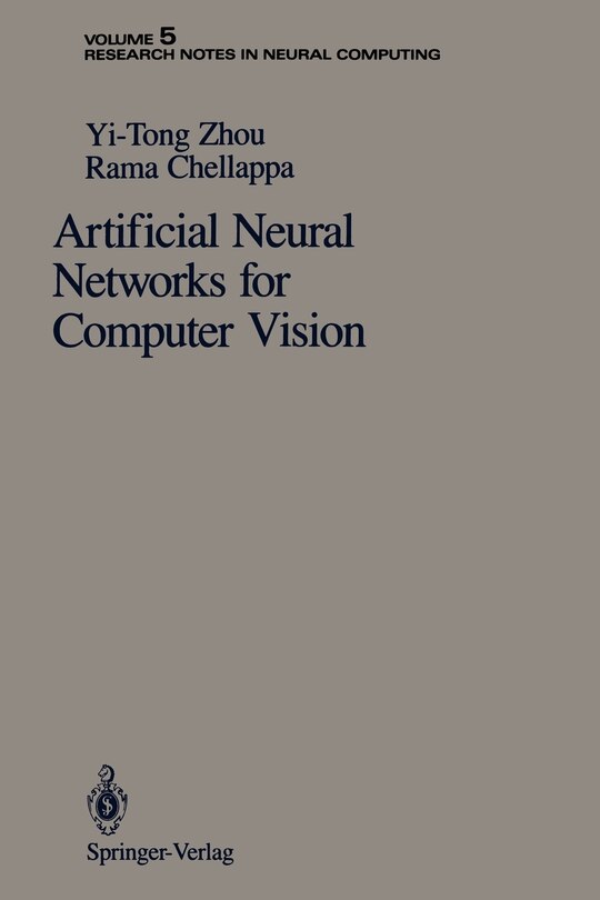 Couverture_Artificial Neural Networks for Computer Vision
