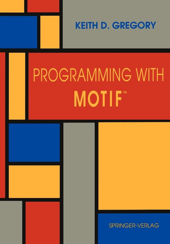 Front cover_Programming with Motif(tm)