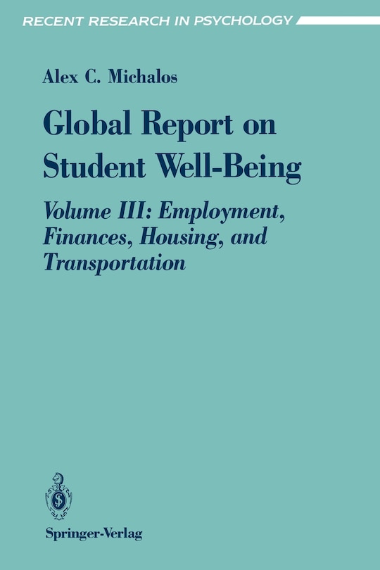 Front cover_Global Report on Student Well-Being