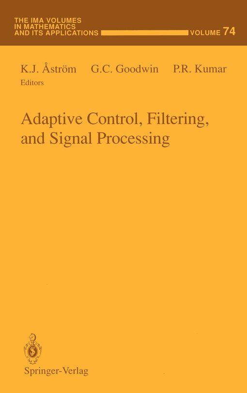 Front cover_Adaptive Control, Filtering, and Signal Processing