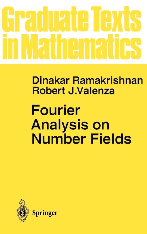 Front cover_Fourier Analysis on Number Fields