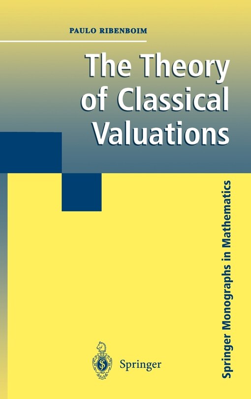 Front cover_The Theory of Classical Valuations