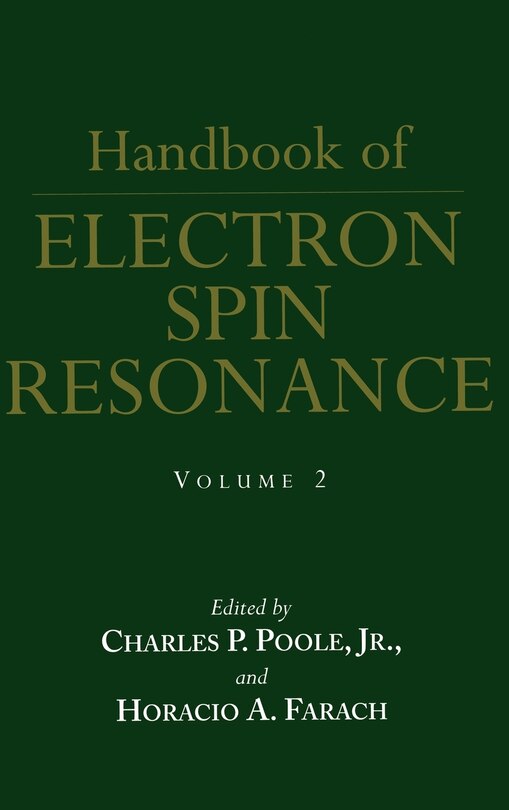 Couverture_Handbook of Electron Spin Resonance