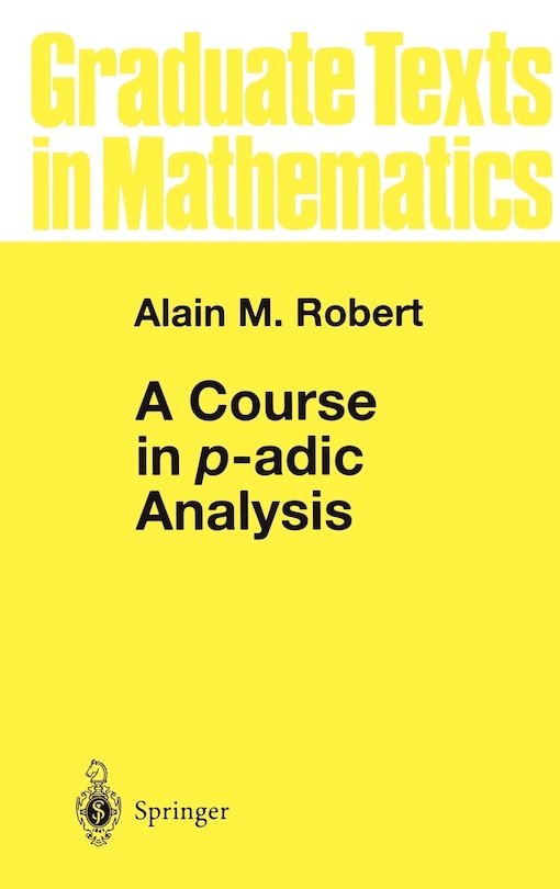 Couverture_A Course In P-adic Analysis