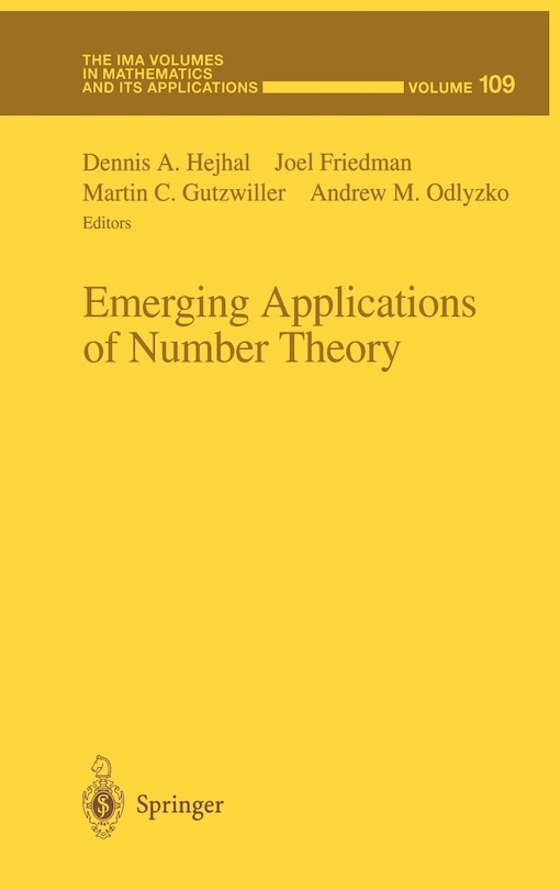 Front cover_Emerging Applications of Number Theory