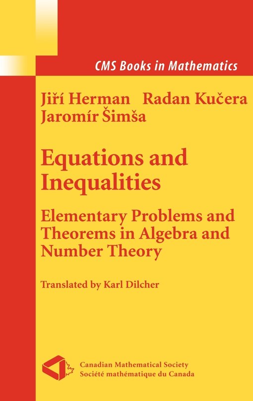 Couverture_Equations and Inequalities