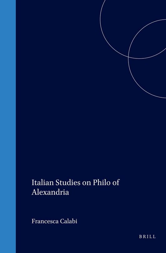 Couverture_Italian Studies on Philo of Alexandria