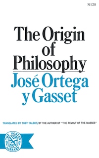 Couverture_The Origin of Philosophy