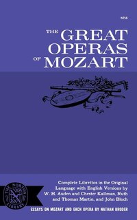 Front cover_The Great Operas of Mozart