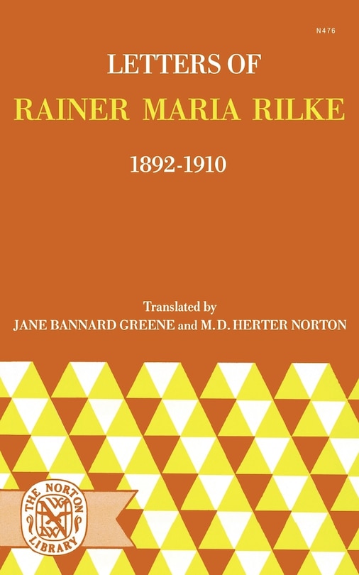 Front cover_Letters of Rainer Maria Rilke, 1892-1910
