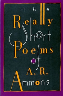 Front cover_Really Short Poems Of A R Ammons